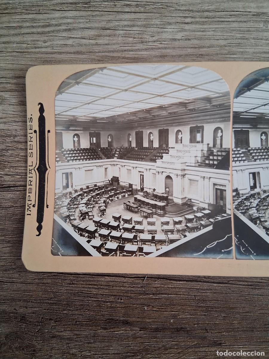 Fotograf&iacute;a antigua: CAMARA DEL SENADO DE WASHINGTON D.C. 1901