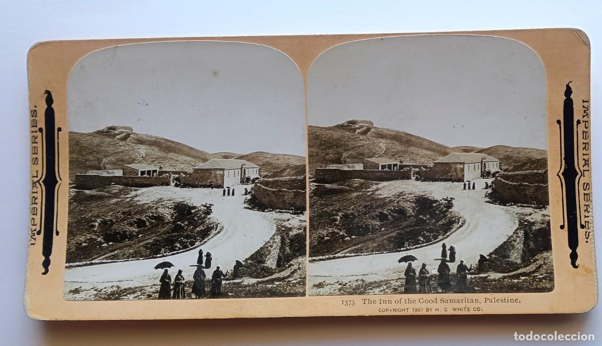 Fotograf&iacute;a antigua: PALESTINA ANTIGUA ESTEREOSCOPICA DE IMPERIAL SERIES FORMATO 9 X 18 cm.