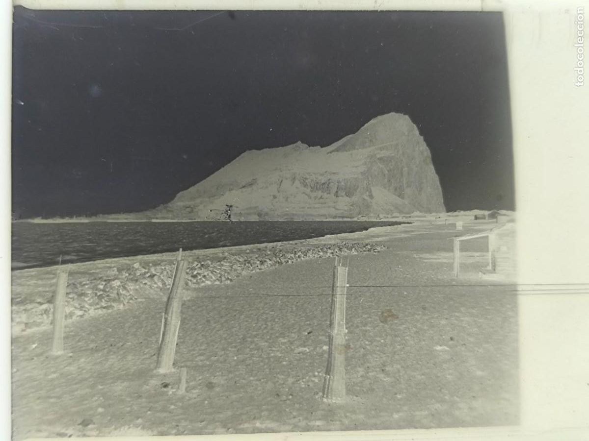 Photographie ancienne: 32 PLACAS CRISTAL ESTEREOSCOPICAS NEGATIVOS PE&Ntilde;ON GIBRALTAR FAMILIARES ETC C. 1900