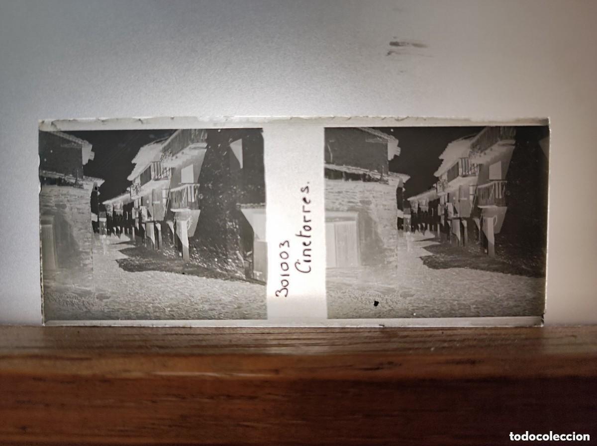 Fotograf&iacute;a antigua: Antigua fotografia estereoscopica en cristal de Cinctorres Castellon a&ntilde;os 20