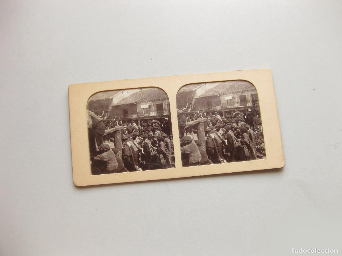 Photographie ancienne: FOTOGRAF&Iacute;A ESTEREOSC&Oacute;PICA DE TRANSPARENCIA. LUGAR DESCONOCIDO. POSIBLEMENTE CASTILLA. TISSUE