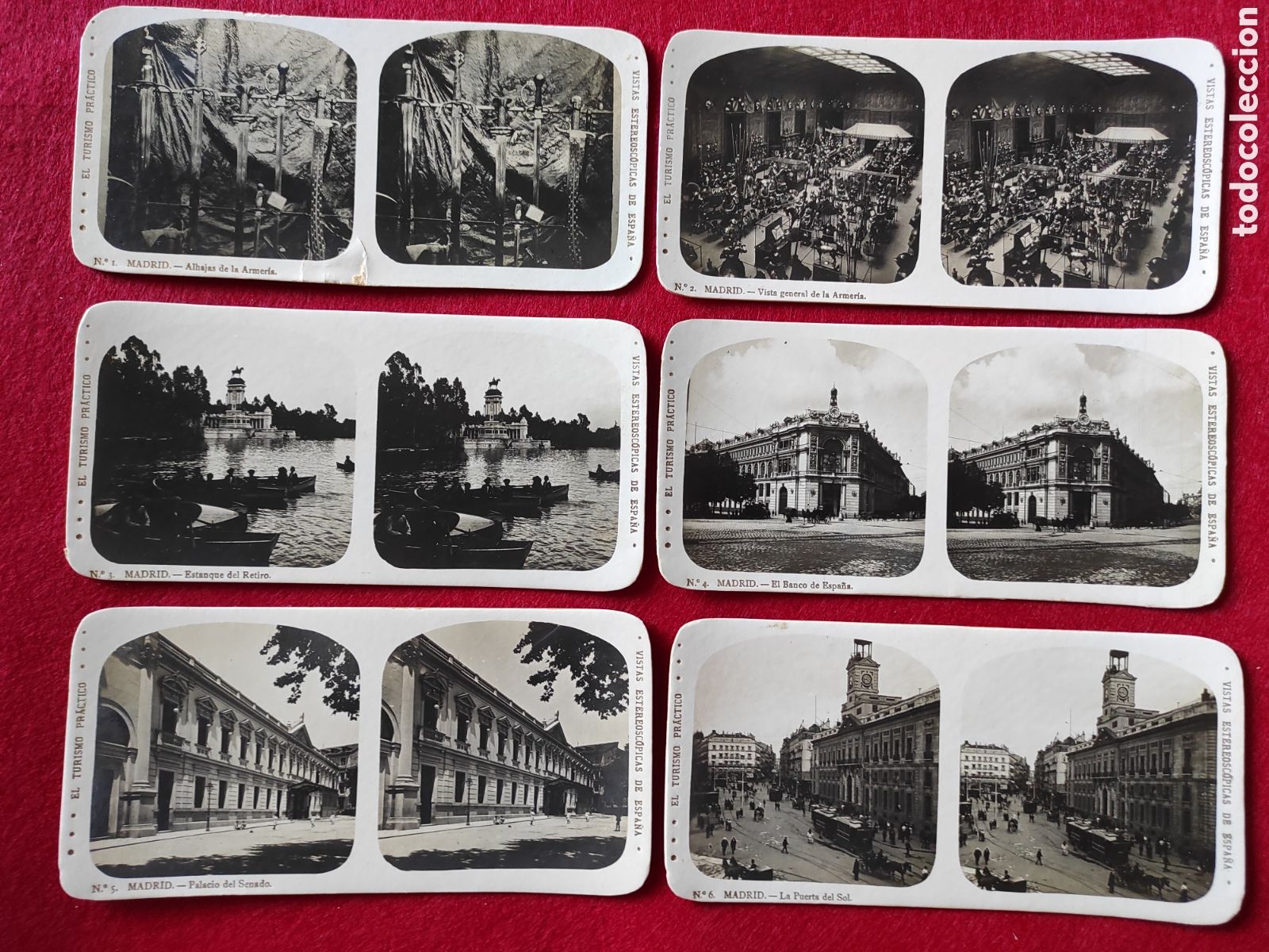 Fotografia antica: 24 VISTAS ESTEREOSCOPICAS DE ESPA&Ntilde;A.- MADRID.- Ed. Alberto Mart&iacute;n.