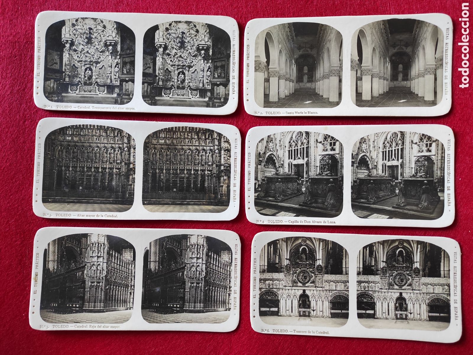 Fotografia antica: 12 VISTAS ESTEREOSCOPICAS DE ESPA&Ntilde;A.- TOLEDO.- Ed. Alberto Mart&iacute;n.
