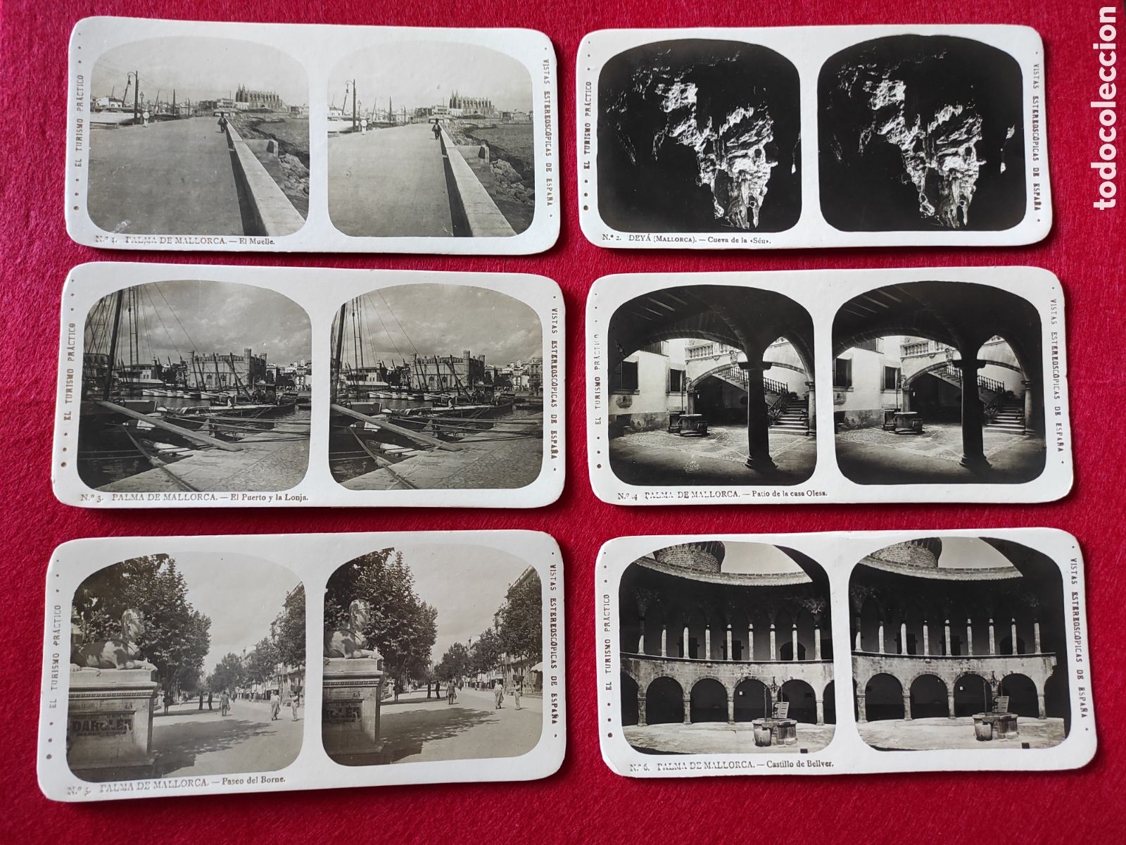 Fotografia antica: 12 VISTAS ESTEREOSCOPICAS DE ESPA&Ntilde;A.- PALMA DE MALLORCA.- ED. ALBERTO MART&Iacute;N.