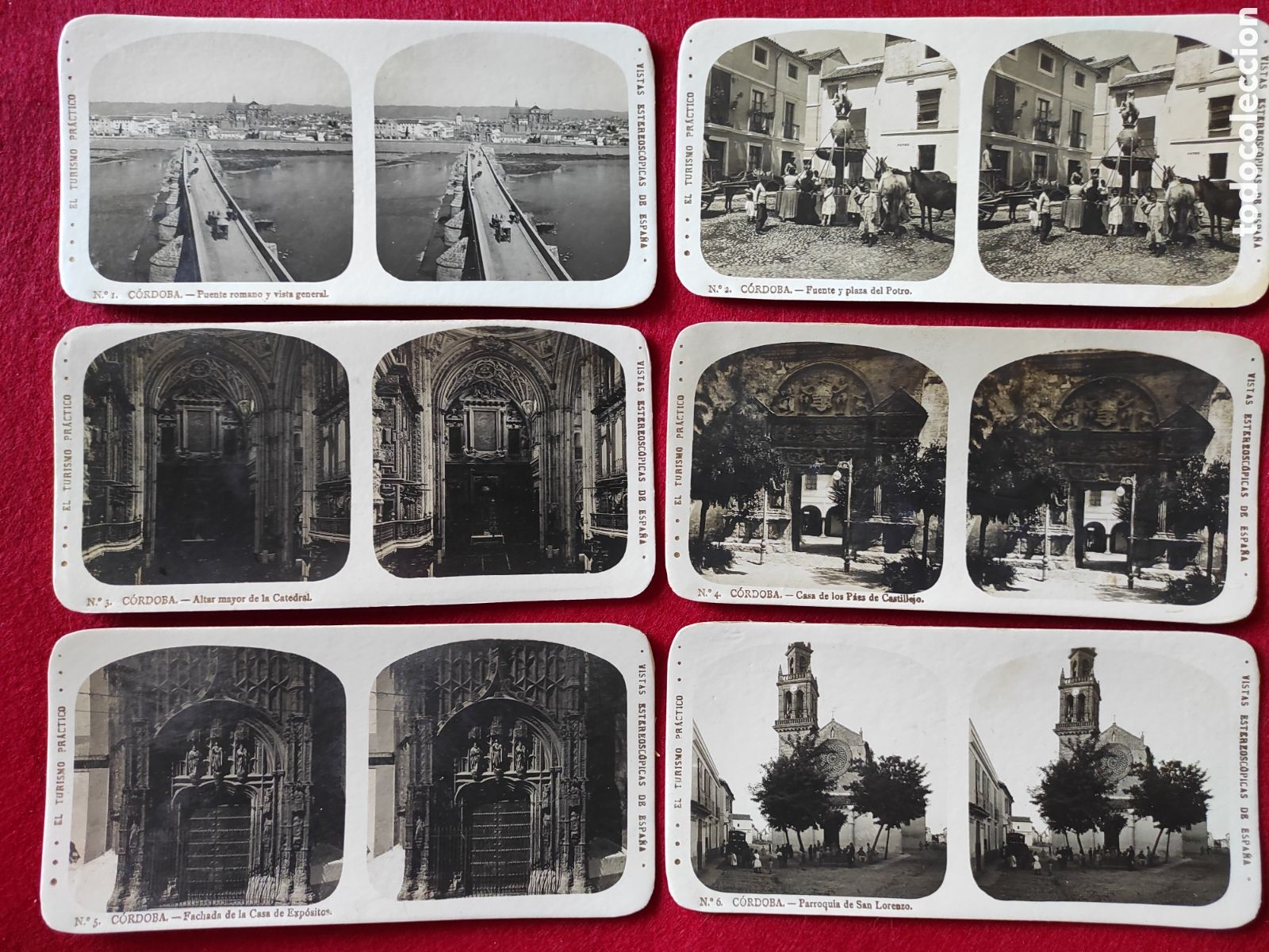 Fotografia antica: 12 VISTAS ESTEREOSCOPICAS DE ESPA&Ntilde;A.- CORDOBA.- ED. ALBERTO MART&Iacute;N.