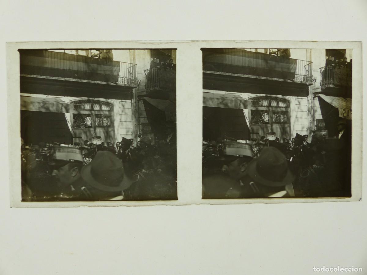 Fotograf&iacute;a antigua: TERUEL - VISITA REY ALFONSO XIII - ANTIGUA PLACA DE CRISTAL POSITIVO - A&Ntilde;OS 1900
