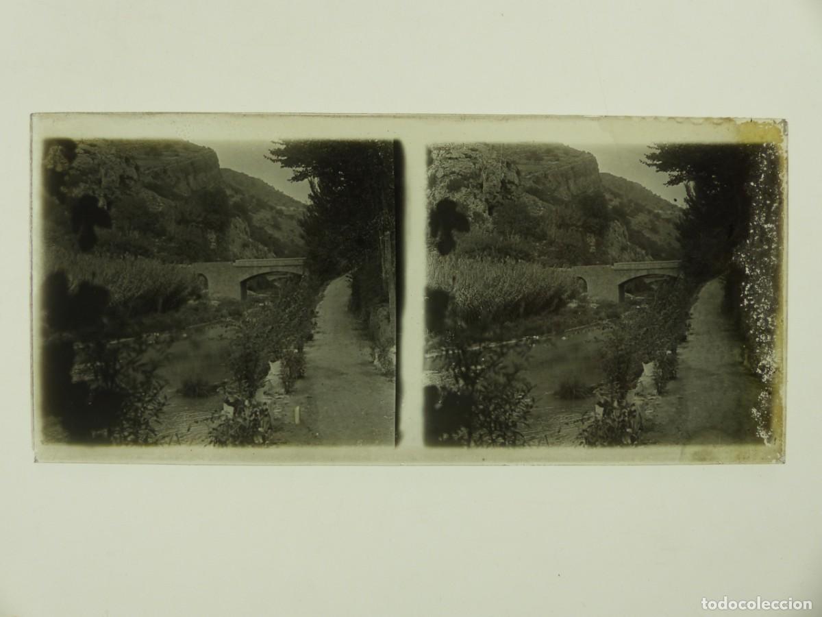 Fotograf&iacute;a antigua: BRONCHALES, TERUEL - VISTA - ANTIGUA PLACA DE CRISTAL POSITIVO - A&Ntilde;OS 1900-1910