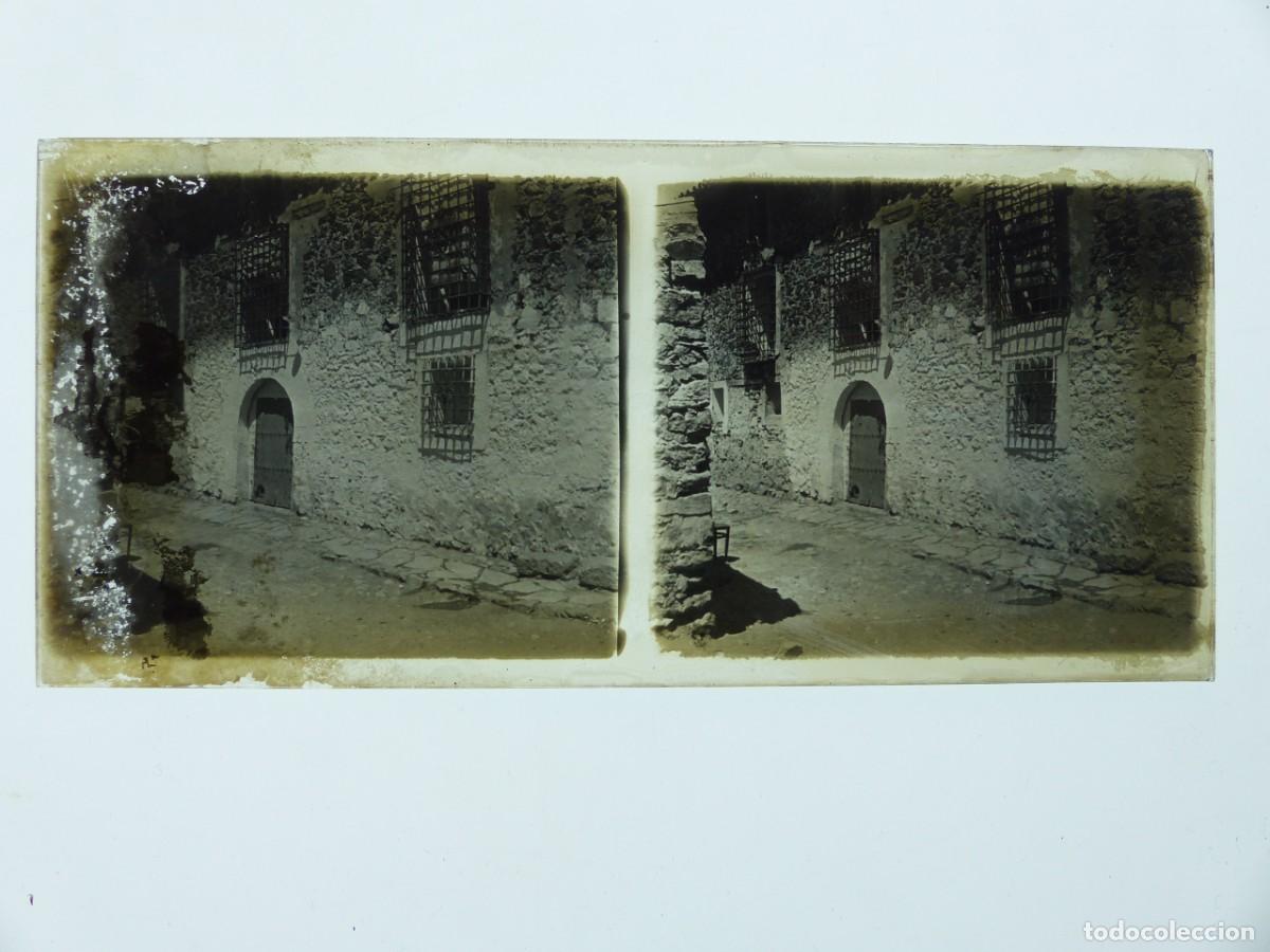 Fotograf&iacute;a antigua: BRONCHALES, TERUEL - VISTA - ANTIGUA PLACA DE CRISTAL POSITIVO - A&Ntilde;OS 1900-1910