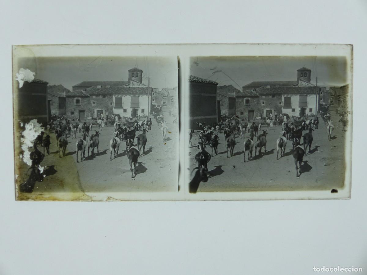 Fotograf&iacute;a antigua: BRONCHALES, TERUEL - VISTA - ANTIGUA PLACA DE CRISTAL POSITIVO - A&Ntilde;OS 1900-1910