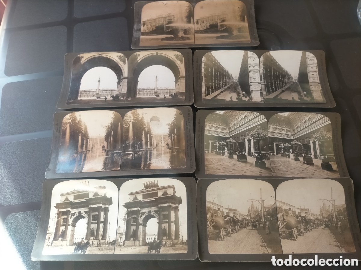 Fotograf&iacute;a antigua: Lote de estereosc&oacute;picas Rusia 1901 7