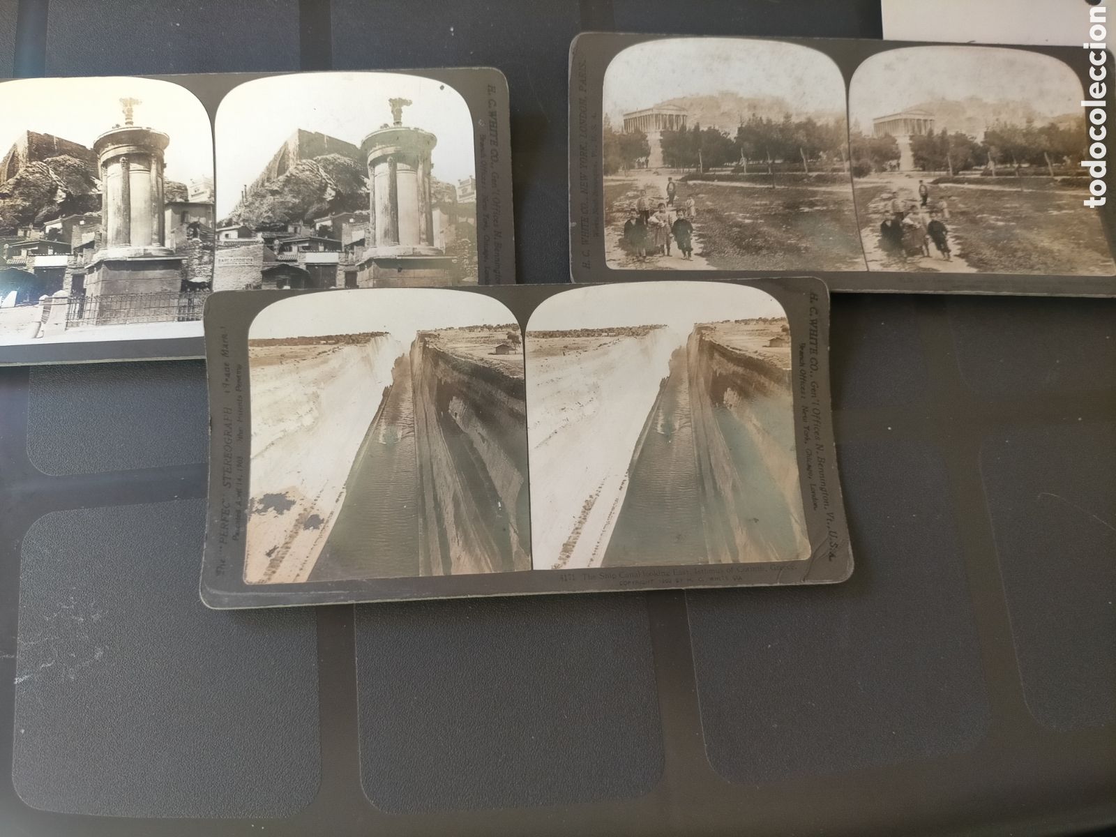 Fotograf&iacute;a antigua: Lote de estereosc&oacute;pica Grecia 3