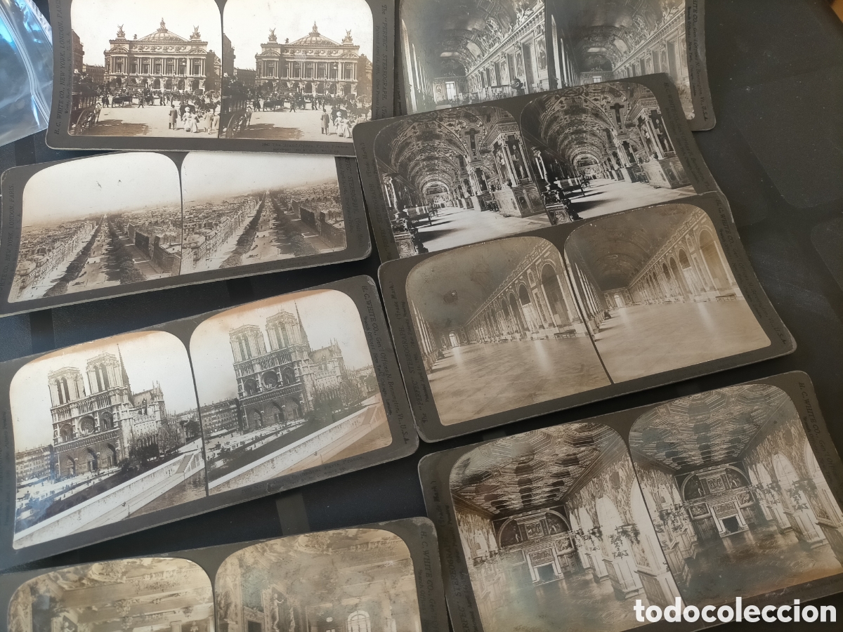 Fotograf&iacute;a antigua: Lote de estereosc&oacute;pica de Francia 8