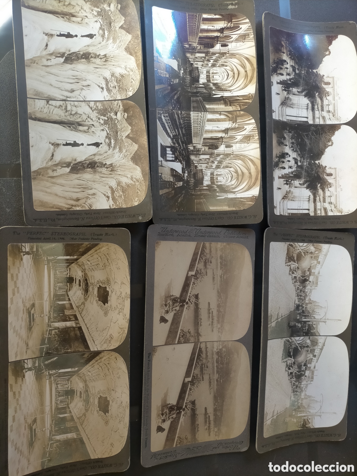 Fotograf&iacute;a antigua: Enorme lote de estereosc&oacute;picas mundiales 35 ver descripci&oacute;n