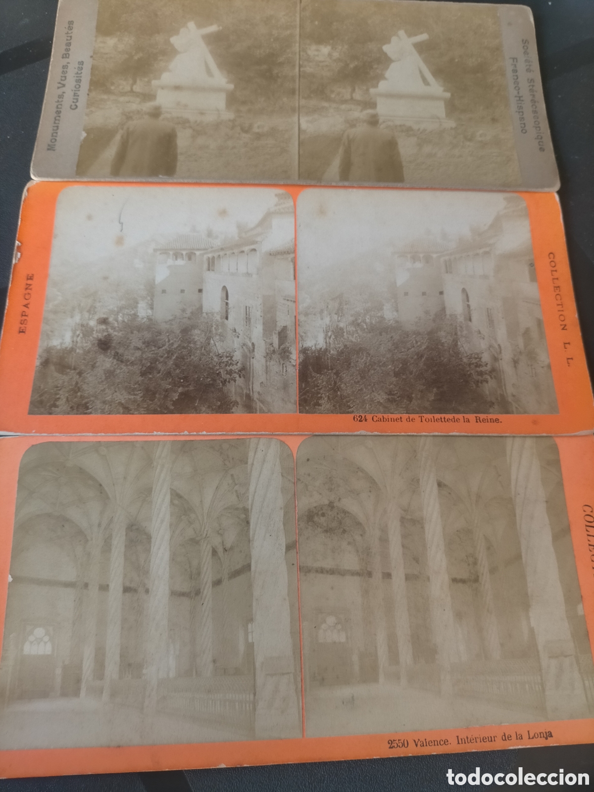 Fotograf&iacute;a antigua: Lote de 12 estereosc&oacute;picas de Espa&ntilde;a antiguas