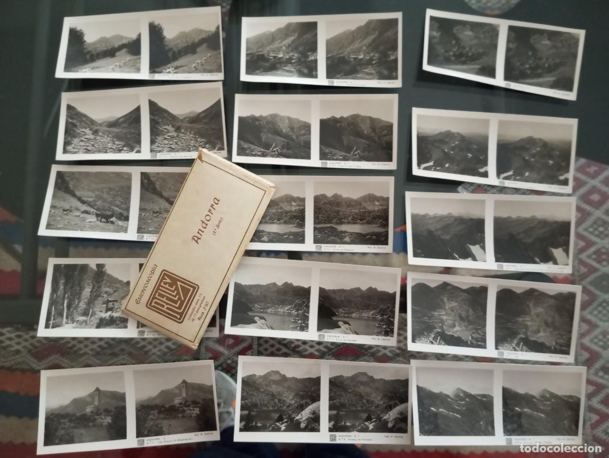 Fotograf&iacute;a antigua: Vistas estereoscopicas de Espa&ntilde;a. ANDORRA 1&deg;serie. N&uacute;m.13. 15 fotograf&iacute;as. Estereoscopia RELLEV
