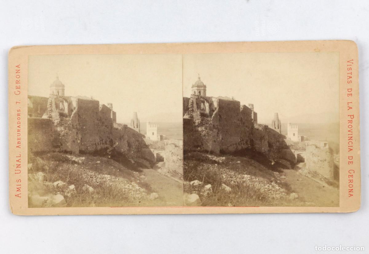 Fotograf&iacute;a antigua: GIRONA, Puerta de san Crist&oacute;bal, ca 1870.