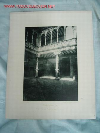 Fotografia antiga: FOTOTIPIA ZARAGOZA