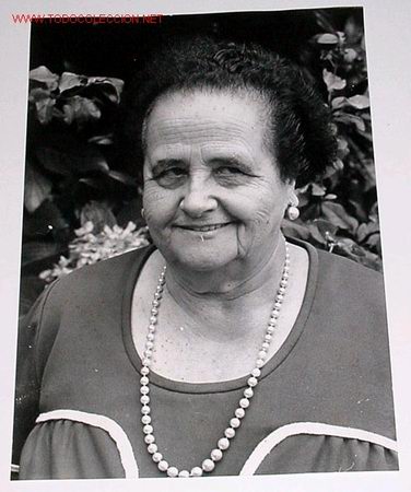 Fotograf&iacute;a antigua: ANTIGUA FOTO ORIGINAL DE LA HERMANA  DE FRANCO - A&Ntilde;OS 70