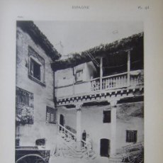 Fotografía antigua: PATIO DEL PAULAR EN SEGOVIA- VINCENT, BREAL ET CIE. PARIS - 1928