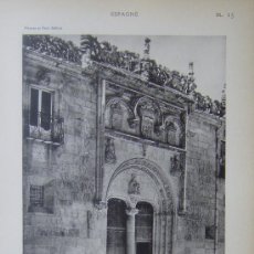 Fotografía antigua: HOSPITAL DEL ESTUDIO (SALAMANCA) - VINCENT, BREAL ET CIE. PARIS - 1928
