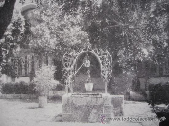 Alte Fotografie: BADAJOZ,A&Ntilde;O 1922,11X8,FOTO GARRORENA,CATEDRAL,JARDIN