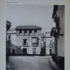 Fotografía antigua: CASA EN LA PLAZA DE SAN ILDEFONSO EN SEVILLA - VINCENT, BREAL ET CIE. PARIS - 1926