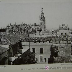 Fotografía antigua: VISTA DE UNA TORRE DEL ALCAZAR DE SEVILLA - VINCENT, BREAL ET CIE. PARIS - 1926