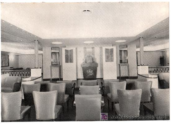 Fotograf&iacute;a antigua: COMPA&Ntilde;IA TRASATLANTICA. TURBONAVE BEGO&Ntilde;A CAPILLA