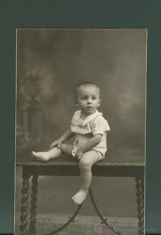 Fotograf&iacute;a antigua: POSTAL ANTIGUA BLANCO Y NEGRO . RETRATO FOTOGRAFIA. A&Ntilde;O 1933