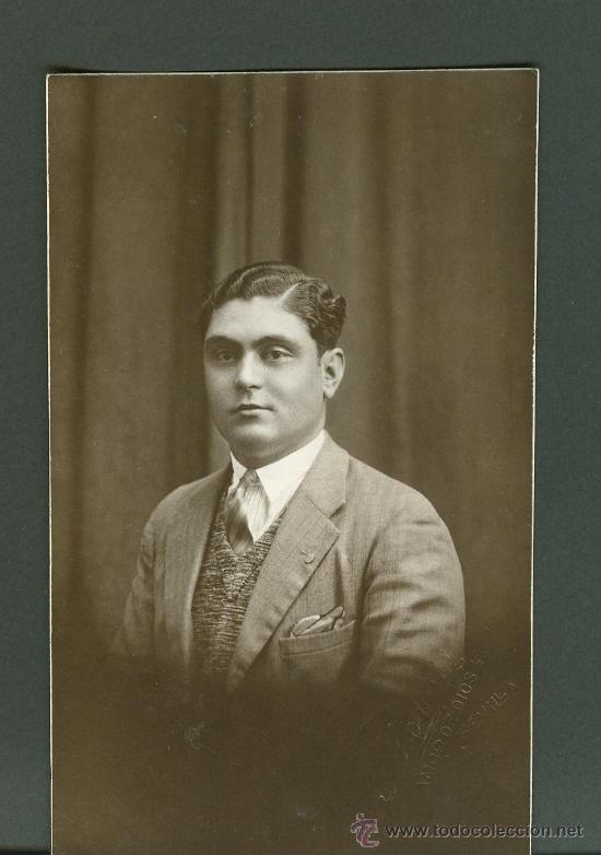 Fotograf&iacute;a antigua: POSTAL ANTIGUA BLANCO Y NEGRO .RETRATO FOTOGRAFIAL. A&Ntilde;O 1933