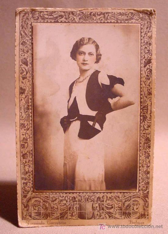 Photographie ancienne: FOTOGRAFIA, FOTO ANTIGUA, ESTUDIO FERNANDO GARRORENA DE BADAJOZ