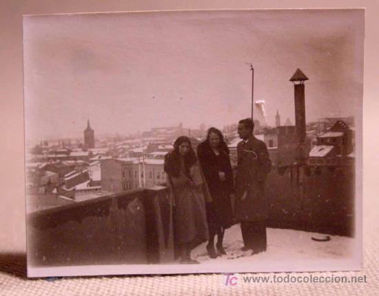 Fotografia antiga: ANTIGUA FOTO, GUADALAJARA, NEVADA, NIEVE, 1935, MIRADOR