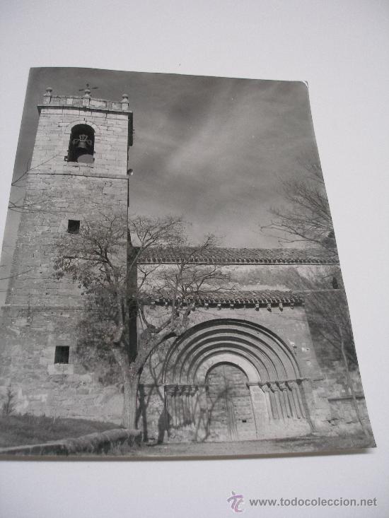 Fotograf&iacute;a antigua: MILLANA (GUADALAJARA). FOTOGRAFIA DE LA IGLESIA. 18X24 CM.