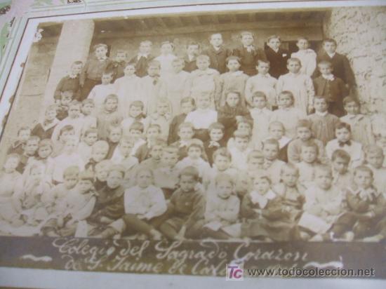 Fotograf&iacute;a antigua: FOTOGRAFIA A&Ntilde;O 1904 - ALUMNOS COLEGIO SAGRADO CORAZON -