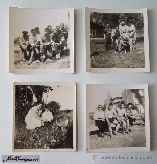 Fotografia antica: 4 PEQUE&Ntilde;AS FOTOS MONTEVIDEO URUGUAY, A&Ntilde;OS 50.