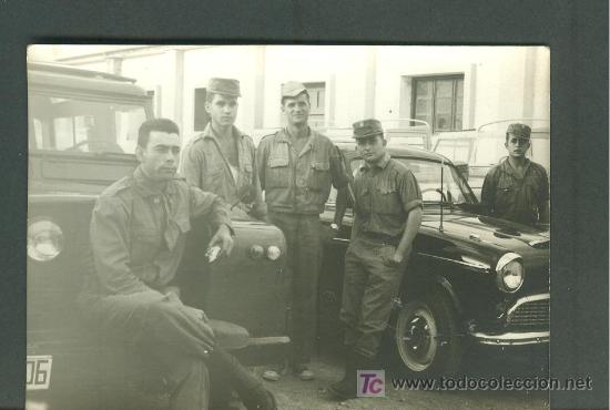 Fotografia antica: FOTOGRAFIA EN BLANCO Y NEGRO MILITAR. SOLDADOS EJERCITO DE TIERRA