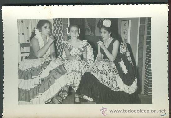 Fotograf&iacute;a antigua: FOTOGRAFIA DE BAILAORAS.FLAMENCO.  FOTO FRIAS  HNOS. A&Ntilde;O 1953