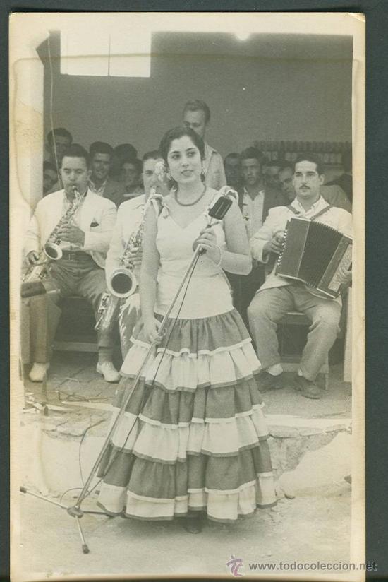 Fotograf&iacute;a antigua: FOTOGRAFIA EN BLANCO Y NEGRO ANTIGUA. BAILAORA.