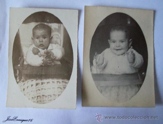 Dos Fotos Bebe De 7 Y 9 Meses Deux Photos De Buy Old Photomechanic Photographs At Todocoleccion