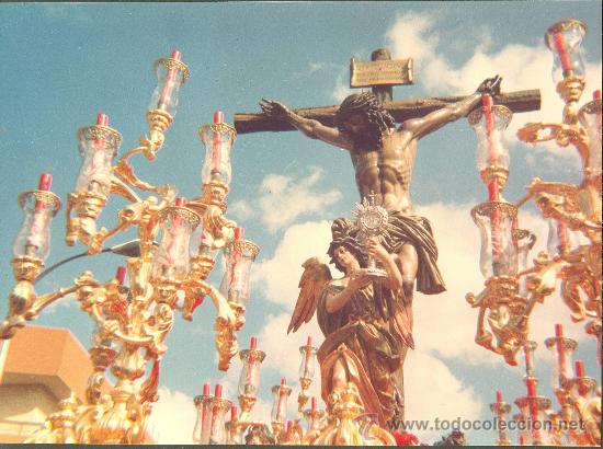 Fotografia antica: SEMANA SANTA DE SEVILLA. FOTOGRAFIA  DEL CRISTO DE LA SANGRE.  TAMA&Ntilde;O  25 X 19 CENTIMETROA