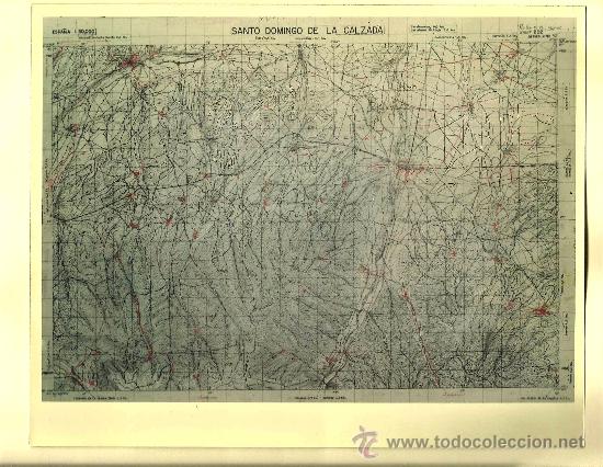Antique Photography: Fotograf&iacute;a mapa de Santo Domingo de la Calzada ( La Rioja )  - a&ntilde;os 60