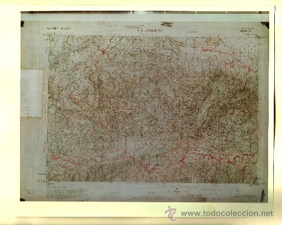 Alte Fotografie: Fotograf&iacute;a mapa de Villaviciosa ( Asturias )  - a&ntilde;os 60
