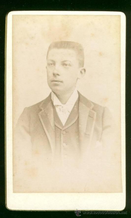 Photographie ancienne: FOTOGRAFIA  FORMATO CDV  RETRATO DE UN SE&Ntilde;OR . SIGLO XIX