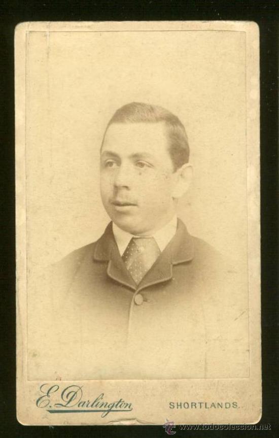 Photographie ancienne: FOTOGRAFIA  FORMATO CDV  RETRATO DE UN SE&Ntilde;OR . SIGLO XIX