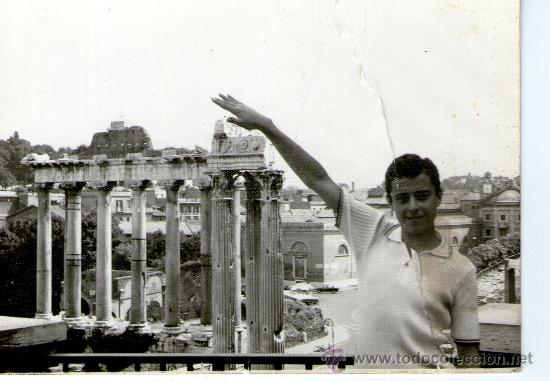 Fotograf&iacute;a antigua: fotogrfia de un hombre en pompeya