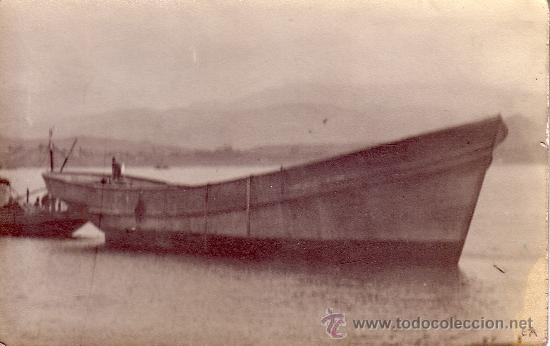 Antique Photography: FOTOGRAFIA ORIGINAL DEL BARCO FELUMNIS 8.5X14