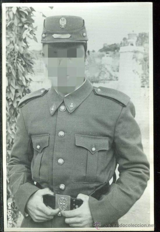 Fotograf&iacute;a antigua: FOTOGRAFIA MILITAR CABO DE ARTILLERIA.