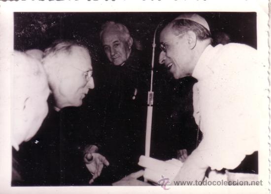 Fotografia antica: FOTOGRAFIA ORIGINAL DEL PAPA PIO XII - 8X12 CM