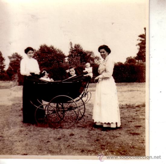 Fotografia antiga: FOTOGRAFIA ORIGINAL ANTIGUA - A&Ntilde;OS 20/30 - COCHE PARA NI&Ntilde;OS ANTIGUO