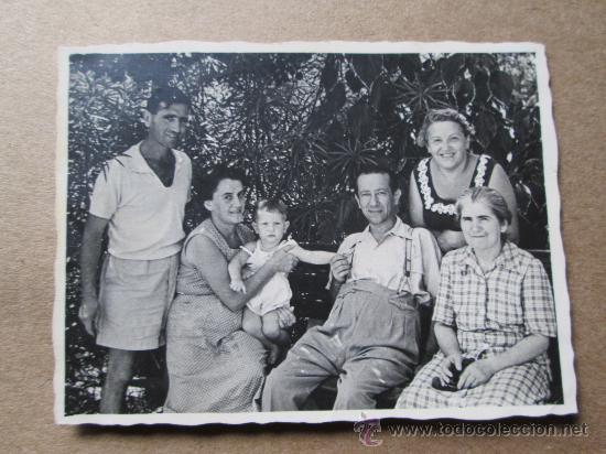 Fotografia antiga: FAMILIA CON BEB&Eacute;. FAMILY WITH BABY, En famille avec b&eacute;b&eacute;